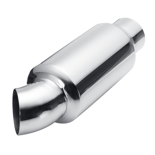 2'' Inlet Outlet Car Dump Muffler Exhaust Pipe Tip Sound Tuning Silencer - Picture 4 of 14