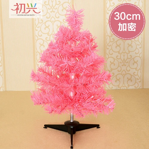 1ft 2ft 3ft Pink Purple Blue Gold Christmas Tree Desktop Mini Christmas Tree - Picture 2 of 11