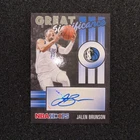 2020-21 Panini NBA Hoops - Great Significance Jalen Brunson #GS-JBR Auto Knicks
