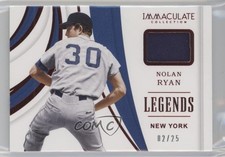 2019 Panini Immaculate Legends Materials Red 2/25 Nolan Ryan #LM-NR HOF e8a