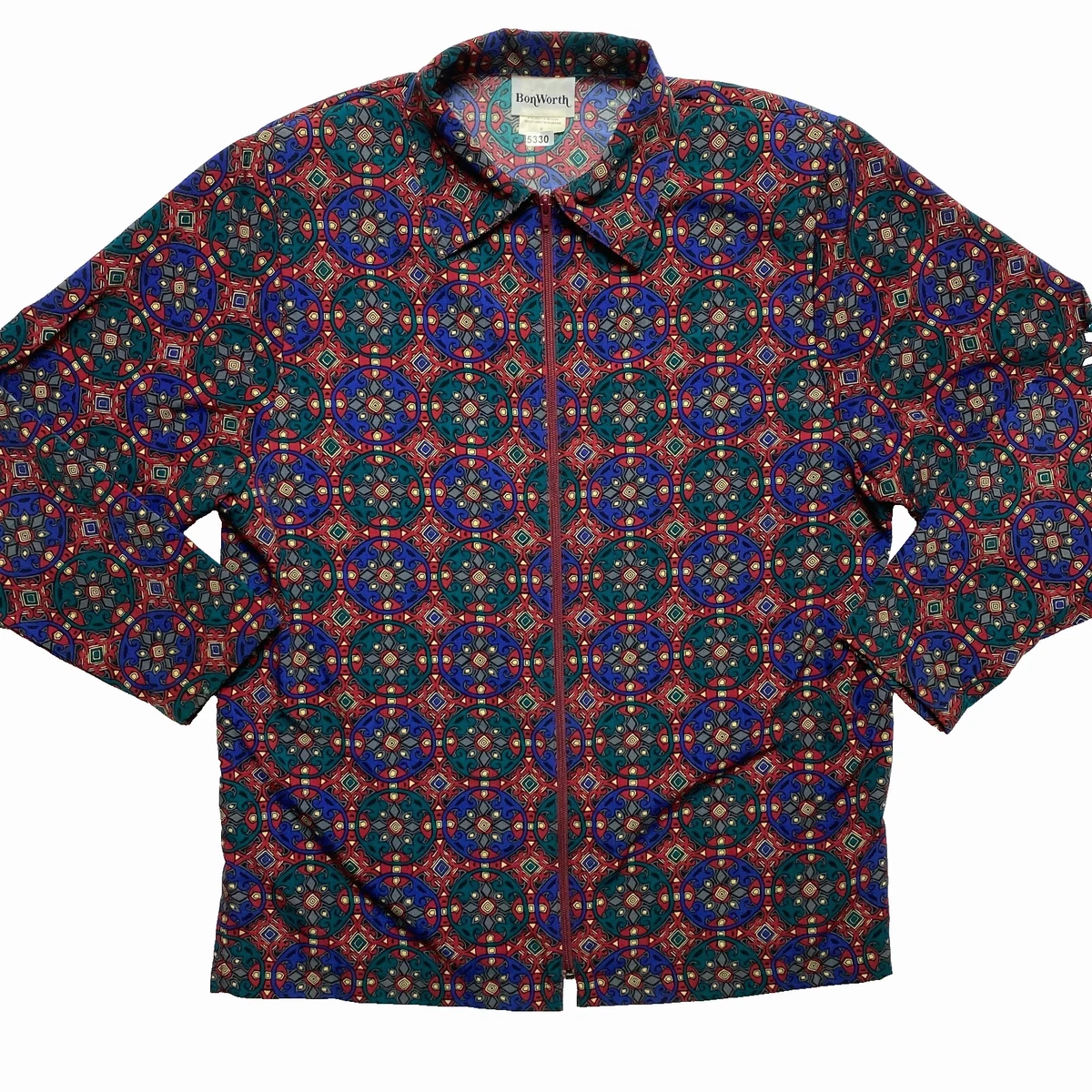 ぴっぴさん専用　ロカビリー　BonWorth XL ジップアップジャケット BonWorth Coats, Jackets & Vests for Women for sale - eBay