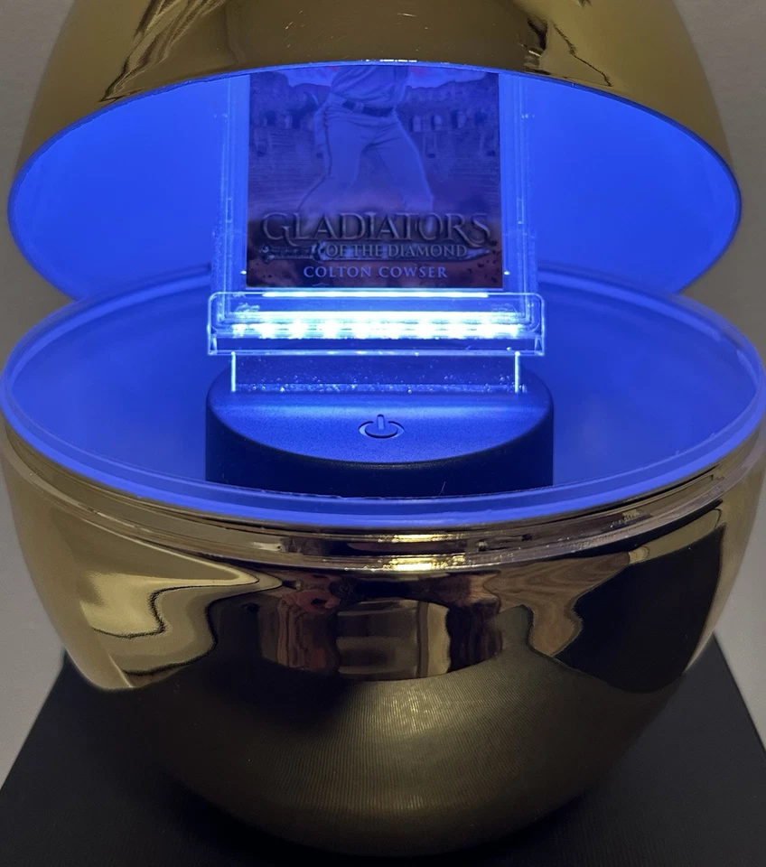 2024 Bowman Chrome Colton Cowser Gladiator/Dia- Orange Refractor PSA 10 # 24/25 - Image 4 of 4