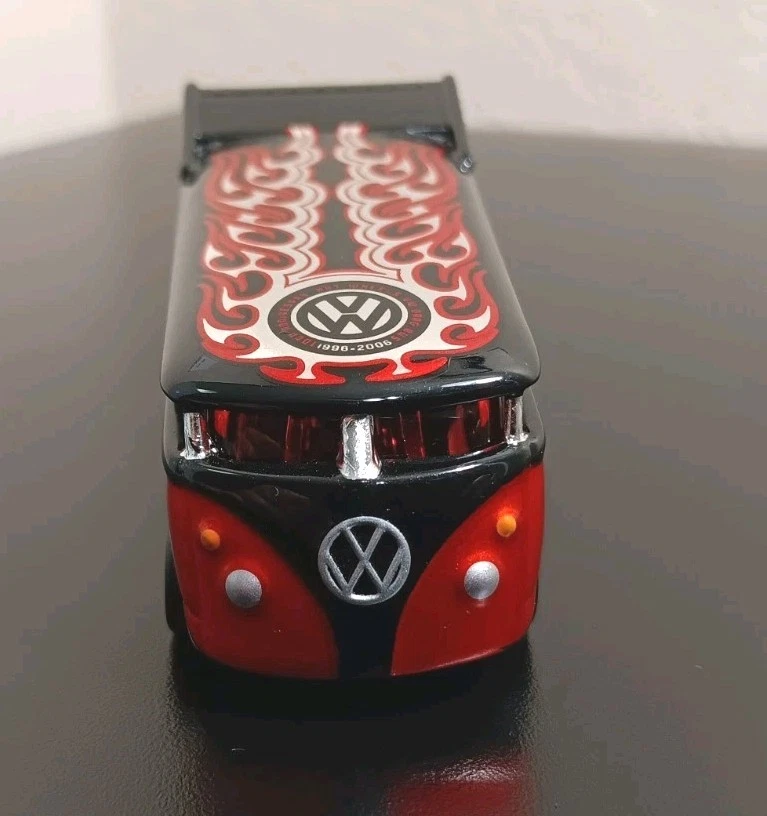 Autobús de arrastre VW Hot Wheels 2006 personalizado correo misterioso serie de autos #223 suelto Foto 4 de 4