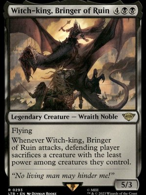 Witch-king, Bringer of Ruin 293: The Lord of the Rings: Magic: The Gathering NM
