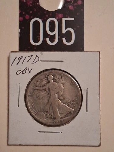 1917D Walking Liberty Don Obverse Very Low Mintage Good