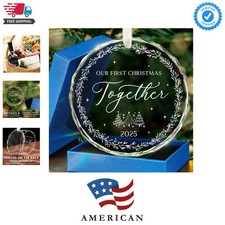 Christmas Couples Gifts - First Christmas Together Ornament 2025 for Him Her,...