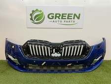 SKODA OCTAVIA FRONT BUMPER 5E3807221  2020-2024 GENUINE PART D13￼
