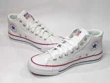 Converse CTAS Malden Street White/Red/Blue Men's Mid Top Sneakers - Size 8 NWB