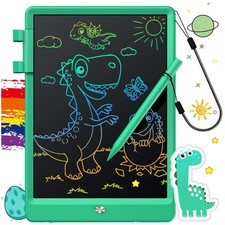 Fun  Educational LCD Drawing Tablet for Kids - Ideal Home  Travel Toy, 10-Inch