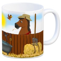 Kaffeebecher Mit Westernpferd Motiv Kaffeetasse Tasse