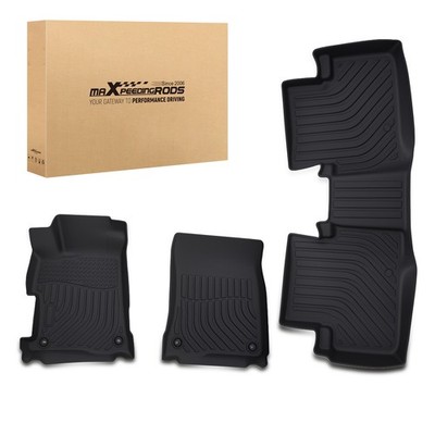 All-Weather Black Floor Mats for Acura ILX 2013-2022 TPE Waterproof Custom