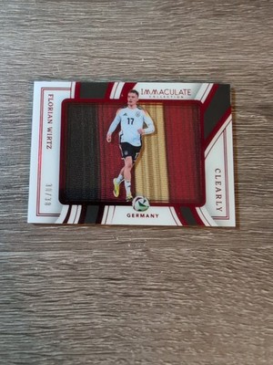 2023-24 Immaculate Florian Wirtz Jumbo Clearly Patch #/30 Germany Liverpool 