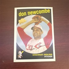 Topps 2004 All-Time Fan Favorites Don Newcombe Cincinnati Redlegs #73 Auto