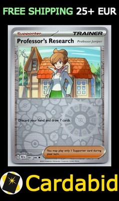 Professor's Research - BLK #085/086 SV: Black Bolt Reverse Holo NM