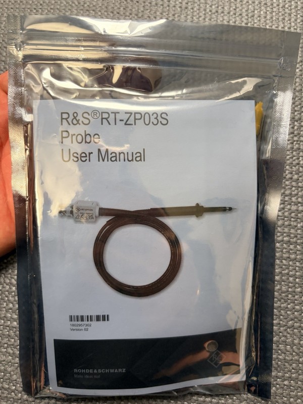 R&S RT-ZP03S Oscilloscope Probe 300MHz 10:1 400v