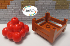 (D14/6) LEGO Duplo Cassetta di Frutta con Mele Fattoria Casa Mercato