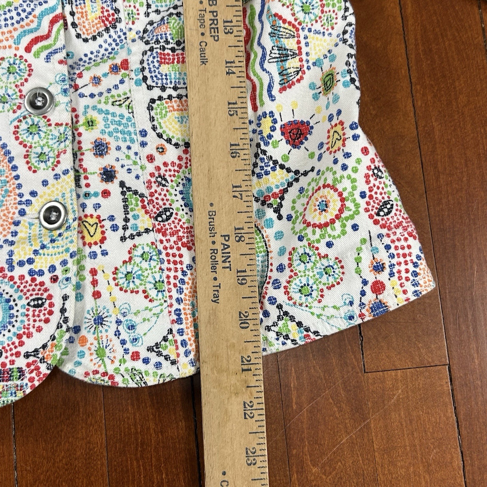Ruby Rd. Jacket Womens Size 8 Petite Multicolored… - image 5
