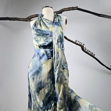 ZARA 🤍 LIMITED EDITION KLEID MAXIKLEID SATIN ASYMMETRISCH SCHALKRAGEN 