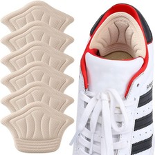 Back of Heel Cushion Inserts, Mesh Grips Pads for Boots, Loose Shoes Too Big