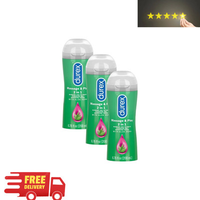 Durex Soothing Massage & Play 2 in 1, Massage Gel and Personal Lubricant, Intima