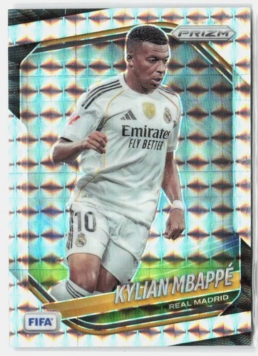 2025-26 Panini Prizm FIFA #181 Kylian Mbappe Mosaic Prizms