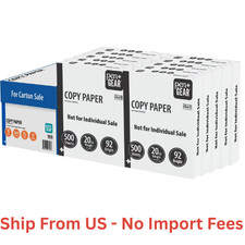 Pen Gear Copy Paper, 8.5" x 11", 92 Bright White, 10 Ream Case 5,000 Sheets 