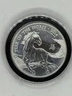 2014 1 Oz Silver Proof Round Year Of The Horse Royal Mint UK #530