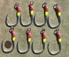 7/0 BKK  Plugging  Sharp  Quality ~ Assist Jigging Hooks  Tuna Knife Jig Lot 8