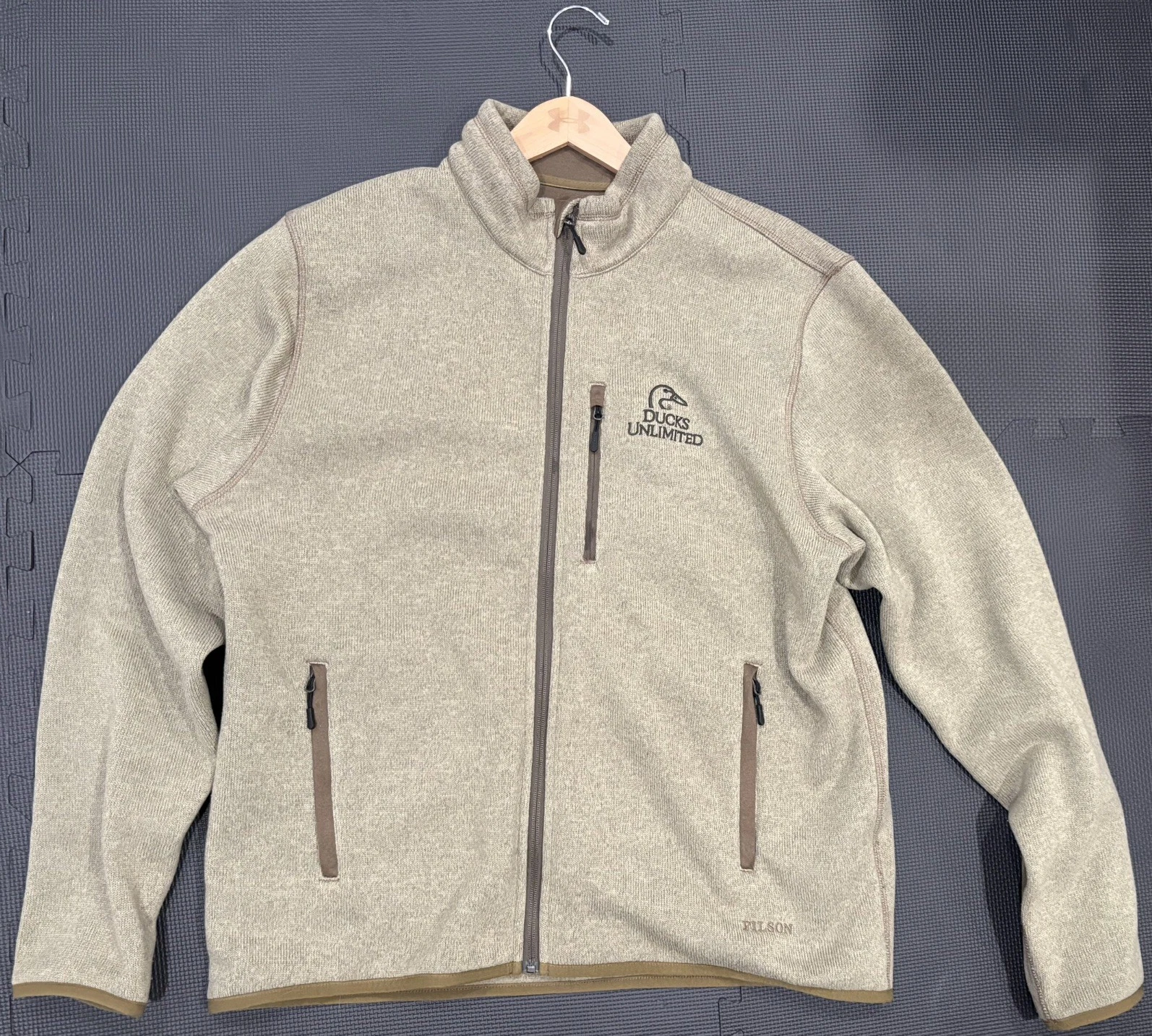 Filson Ducks Unlimited Polartec Full Zip Men's Fleece Jacket XL Originally $130