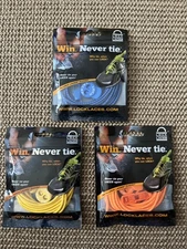 lock laces elastic no tie shoelaces -3 Pair - One Size - Blue, Yellow & Orange