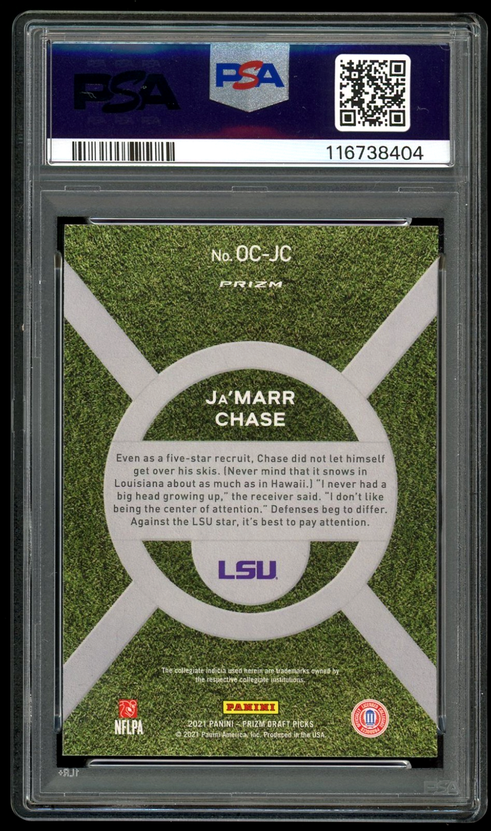 2021 Panini Prizm Draft Picks - On Campus Ja'Marr Chase #OC-JC (RC