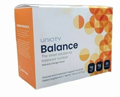 UNICITY Balance Cholesterol Support Drink Mix 30 Stick Pack (ORANGE)