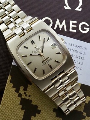 TIME CAPSULE VINTAGE 1974 OMEGA CONSTELLATION WATCH V 6330 BOX & PAPERS SERVICED