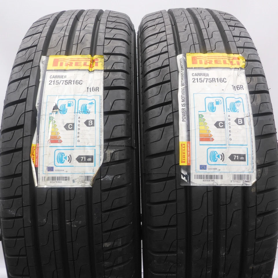215 75 16C 4x Pirelli 215/75 R16C 116/114R Pneumatico Estivo 2017/18 - Immagine 4 di 4