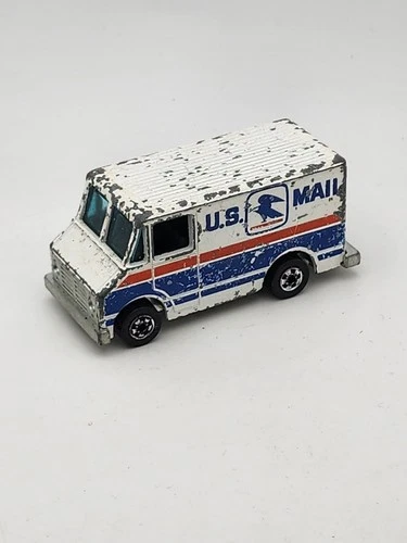 Hot Wheels Vintage Letter Getter US Mail Truck BLACKWALL Hong Kong Diecast