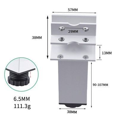 90 Grad Winkel Glasclips für Weinschrank mit 55 55 39 mm Abmessungen