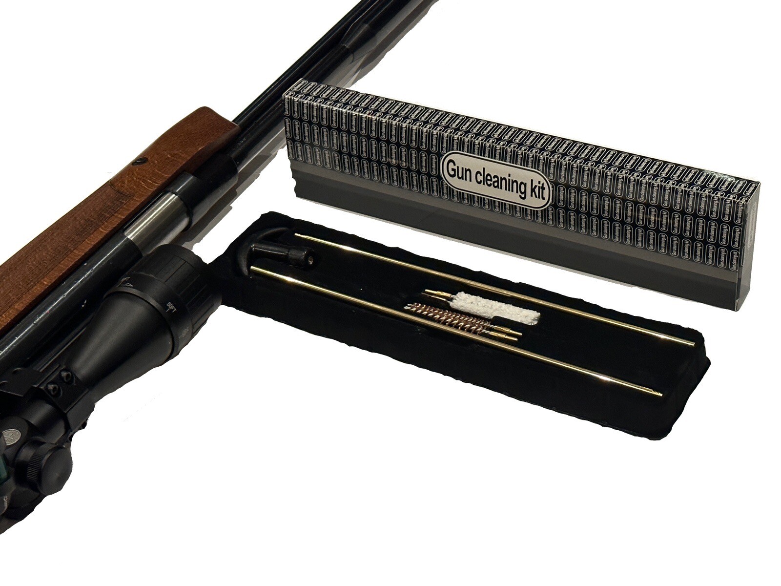 .22 Air Rifle Barrel Cleaning Maintenance Kit Brushes & Rods eBay