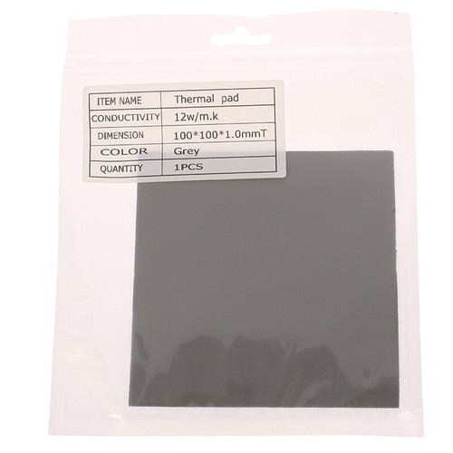 100x100mm Thermal Pad GPU CPU Heatsink Cooling Conductive Silicone Pad - Afbeelding 20 van 32