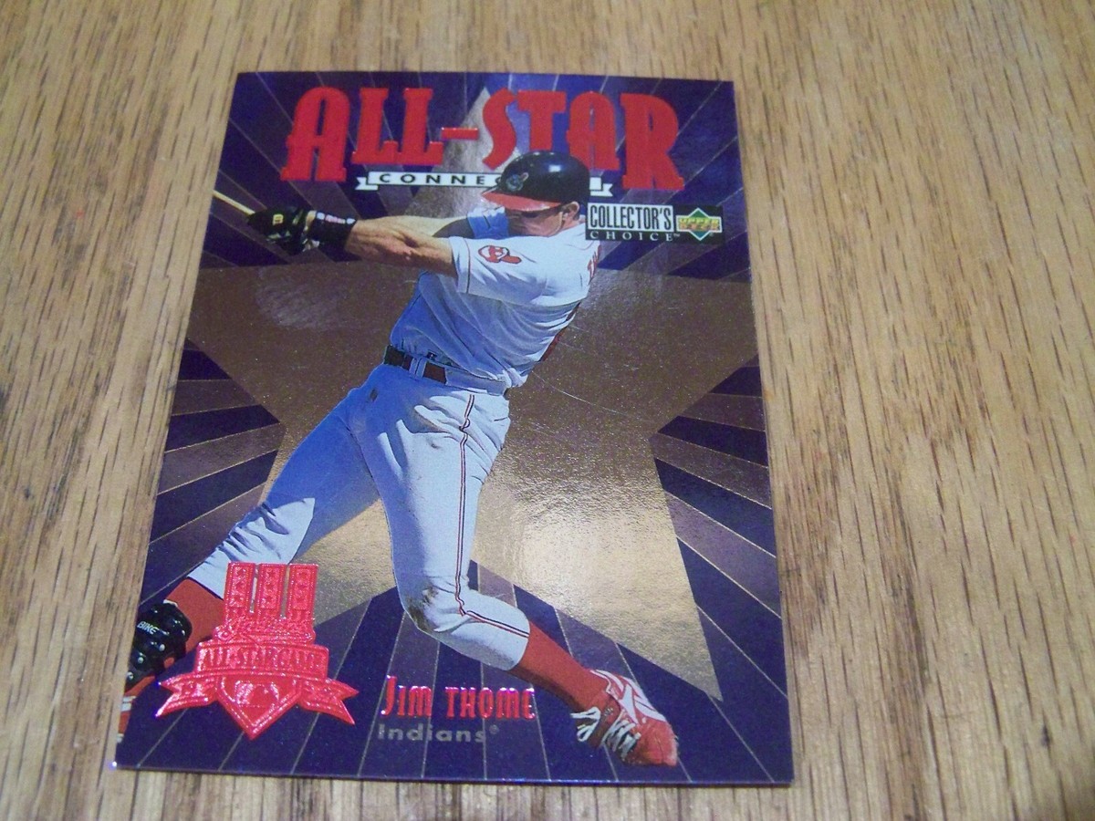 メジャーリーガー Jim Thome バット付きカード JIM THOME 1997 ALL STAR COLLECTION UPPER DECK COLLECTORS