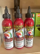 NEW 3-pack lot Unicorn SPiT 5770001 Gel Stain Glaze Pixie Punk Pink Magenta 4 OZ