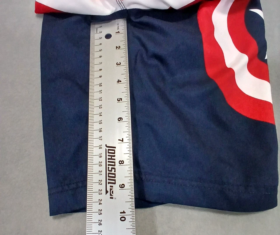 Marvel Captain America Board Shorts Swim Trunks Men's Size M Red White Blue - Image 4 of 4