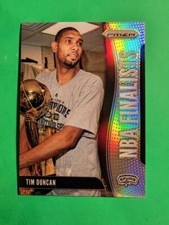 2019-20 Panini Prizm Baseketball NBA Finalists SILVER Prizm Tim Duncan #5 SHINY