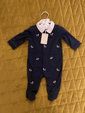 Ralph Lauren Baby Grow - Footed Organic Cotton 3 Months Gorgeous! Rrp £90