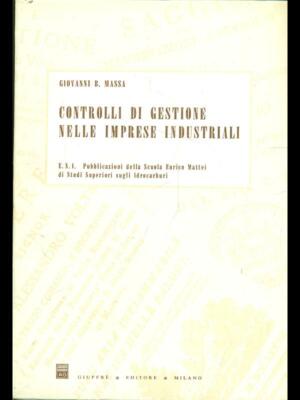 MANAGEMENTKONTROLLEN IN INDUSTRIEUNTERNEHMEN WIRTSCHAFT GIOVANNI B. MASSE