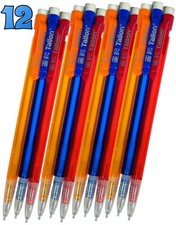 12x Mechanical Pencil Set 0.7mm Automatic Pencil Propelling Pencil Clutch Pencil