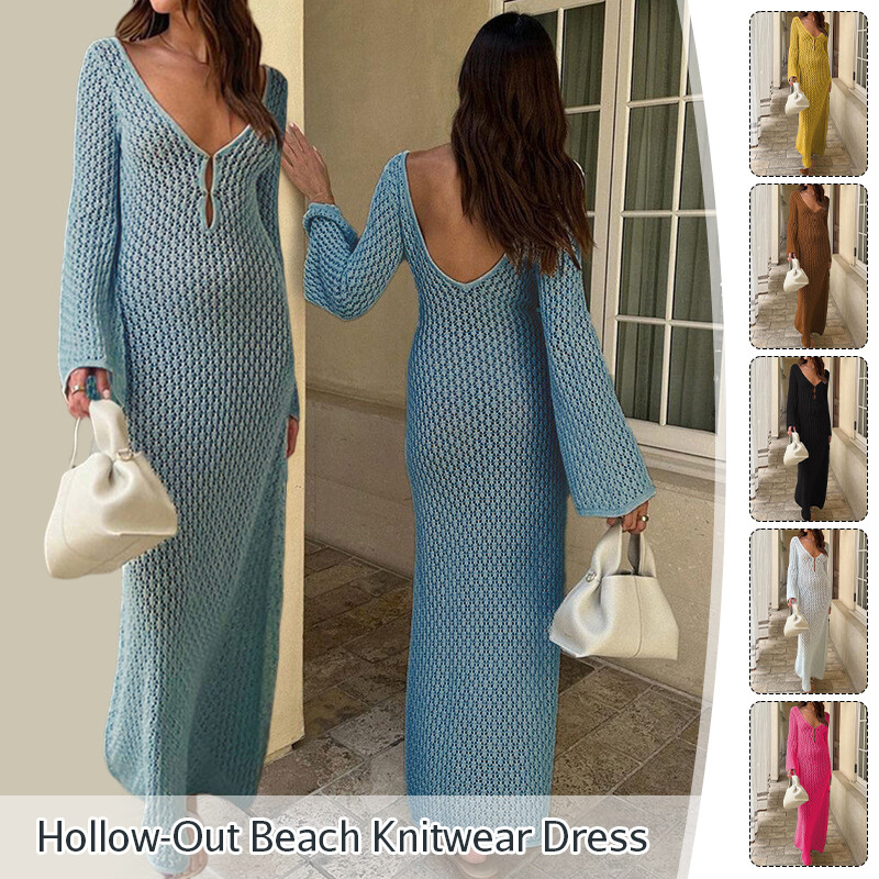women knit sexy beach dress v neck long sleeve Charming Spaghetti straps Appliques Lace Wedding Dress,Split Chiffon B   Musebridals