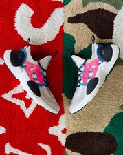 Size 5Y - Nike Huarache E.D.G.E. TXT Low White Black Hyper Pink USED 