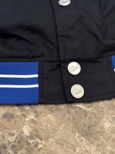 Vintage G Unit Varsity Jacket Blue White Black Snap Button Hip Hop Y2K Size XL - Picture 5 of 19