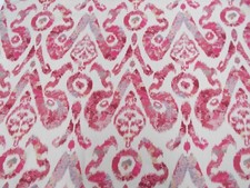 Wesley Barrell Curtain/Upholstery Fabric HOLIKA 3.7 METRES Terracotta Linen Mix