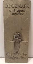 Vintage Bookmark Antiqued Pewter Designs by Metzke, Inc.